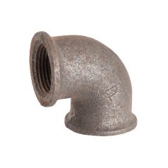 1/4" Fekete könyök 90°  BB