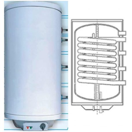 HEIZER PLUS-100 elektromos vízmelegítő, hőcserélővel