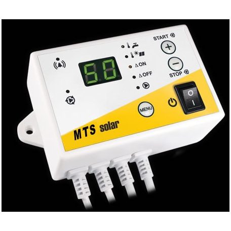 Szolár digitális termosztát, túlmelegedés elleni védelemmel MTS8 