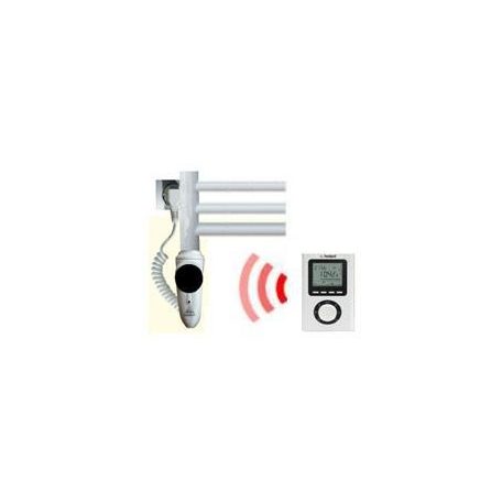 BRH infravörös vezérlésű fűtőpatron törölközőszárítós fürdőszobai radiátorhoz, távirányítós/külső termosztáttal, 600W
