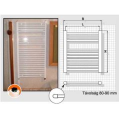 Radeco fűrdőszobai csőradiátor AD8-600/P