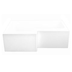 M-ACRYL Linea aszimmetrikus kádhoz előlap
